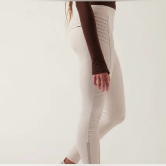Athleta Delancey Moto Textured Tight - Picture 3 of 10